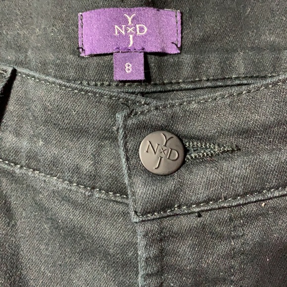 NYDJ crop jeans w/crystal embellishments stretch - Picture 4 of 16